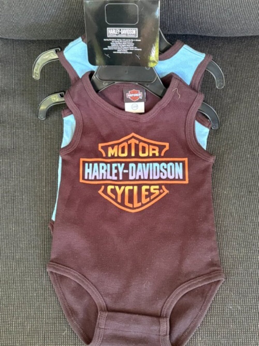 HARLEY DAVIDSON INFANT ONESIES SIZE 3-6 MONTHS